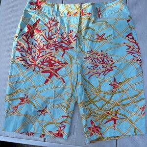 J McLaughlin adorable coral Bermuda shorts 6